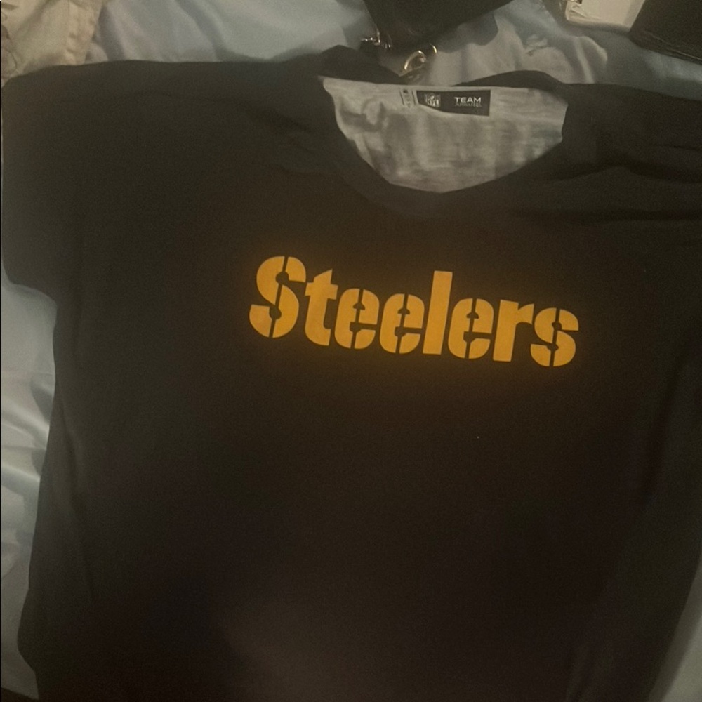 NFL Steelers Black and Gold Tee